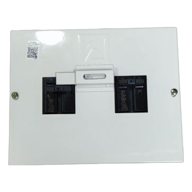 ABB or GE MTS 30A 2 Pole Single Phase Manual Transfer Switch Double Pole Double Throw for Bolt On Circuit Breaker TQC GE with Koten Metal Enclosure