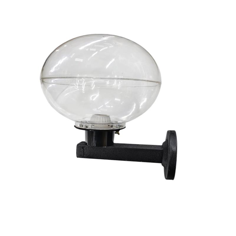 Amco 10 Inch Globe Wall Light 60W E27 Available in Acrylic Cover Full Clear, Full Frosted, Top Frosted, Bottom Frosted