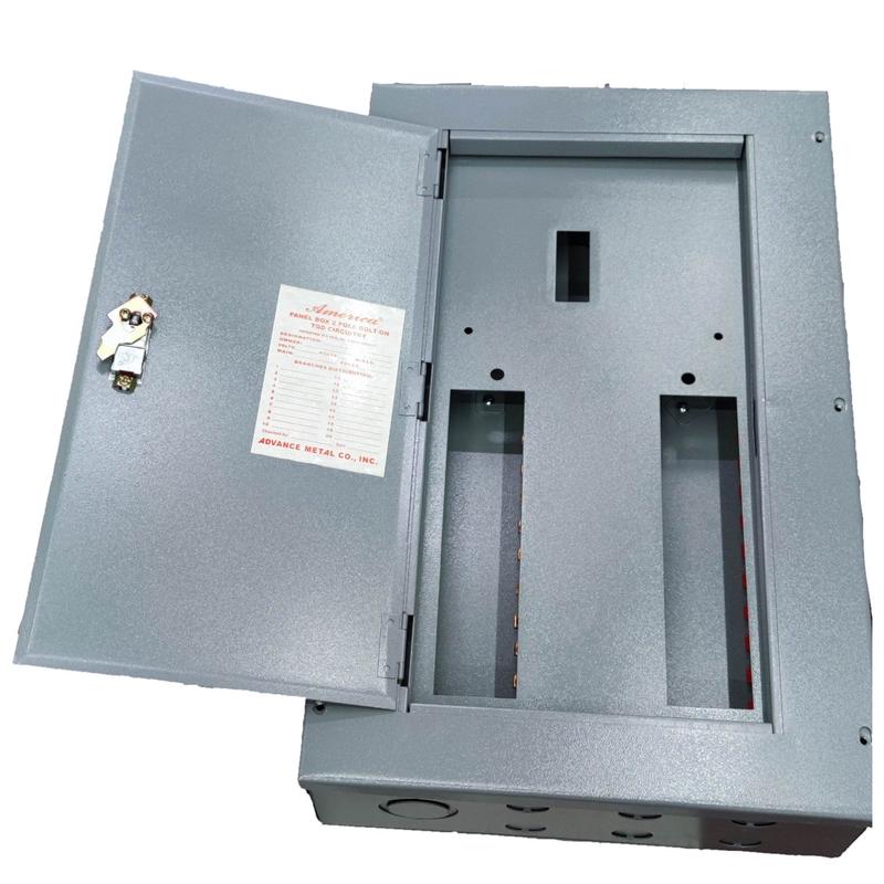 America 10 Branches Panel Board TQD Main 2 Pole For 2 Pole Bolt On Circuit Breaker Surface Type Mounting Distribution Panel