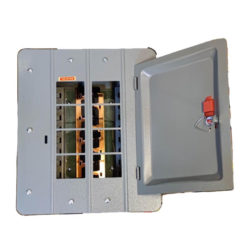 America 4X4 Panel Board 8 Holes 2 Pole for Plug In Circuit Breaker 6 Branches For TQL Distribution Panel