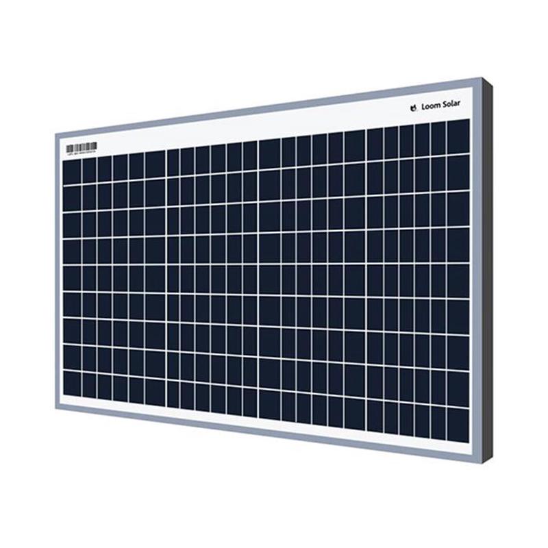 Loom solar panel 40 watt 12 volt poly crystalline