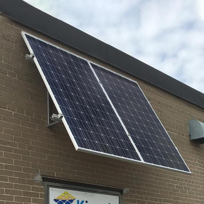 Loom solar wall mounted, 2 panel stand 375 watt