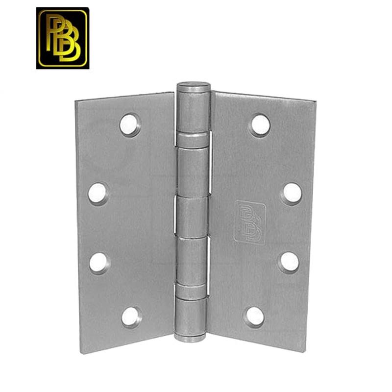 PBB - BB51630 - Architectural Hinge - Full Mortise - Standard Weight - Ball Bearing - 4-1/2\" x 4-1/2\" - Stainless Steel - Optional NRP - Grade 2