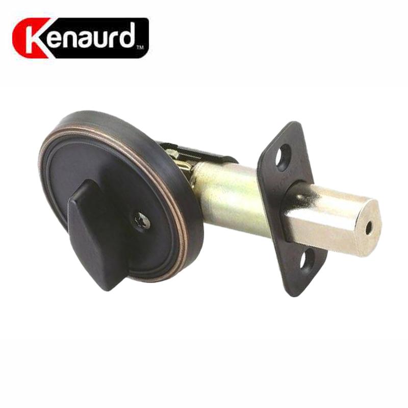 Premium One Sided Deadbolt  - Oil Rubbed Bronze (No Cylinder)