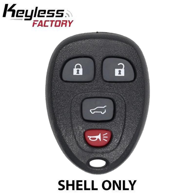 2007-2017 GM / 4-Button Keyless Entry Remote SHELL / PN: 20952476 / OUC60270-21 (AFTERMARKET)