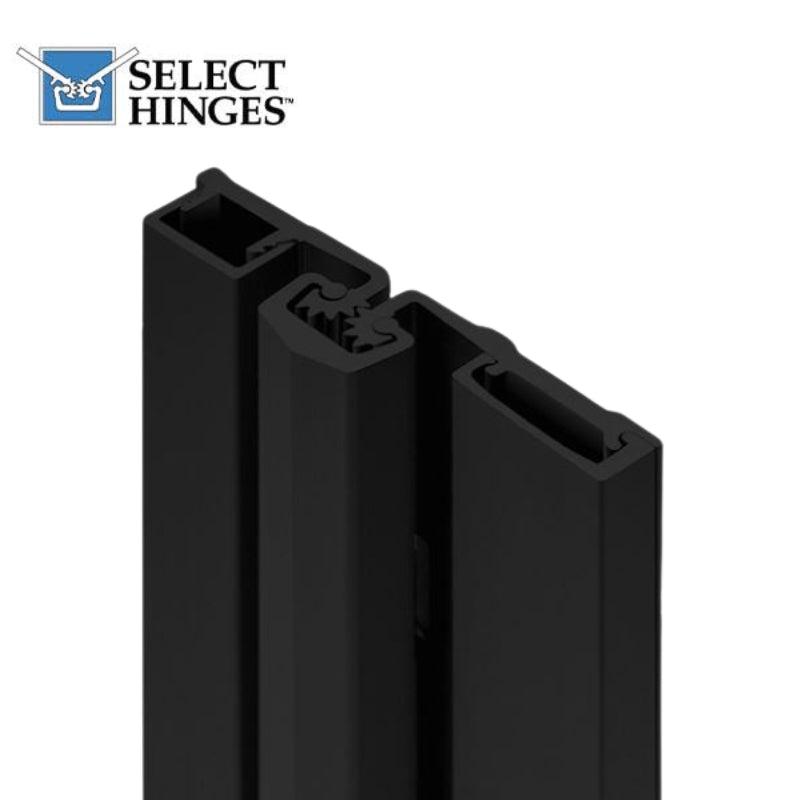 SELECT - SL57 - HD600 - 120\" - Full Surface Geared Continuous Hinge - Black Finish