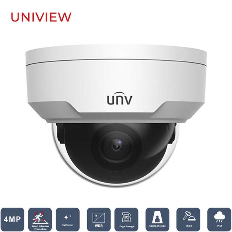 Uniview / UNV / IP / 4MP / Dome Camera / Fixed / 2.8mm Lens / Outdoor / WDR / IP67 / IK10 / 30m Smart IR / Intelligent / LightHunter / 3 Year Warranty / UNV-324SB-DF28K-I0