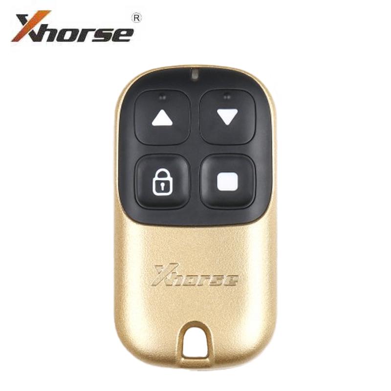 Xhorse - 4-Button Garage Door Remote Blank - Gold Finish (Wired) (XHS-XKXH05EN)