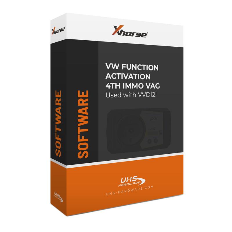 Xhorse - VW Function Activation Software - 4th IMMO VAG - VVDI2 - ( machine sold separately )