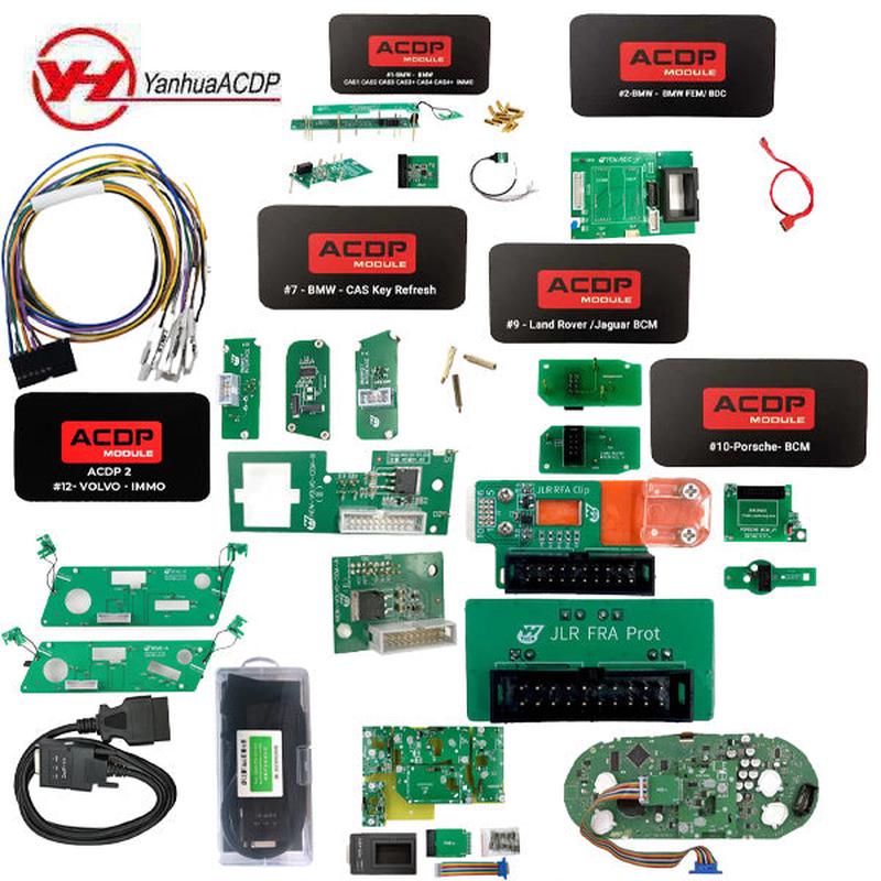 Yanhua - ACDP-2 - 2024 Locksmith Package - BMW Land Rover Porsche Volvo Audi - Add Keys - All Keys Lost