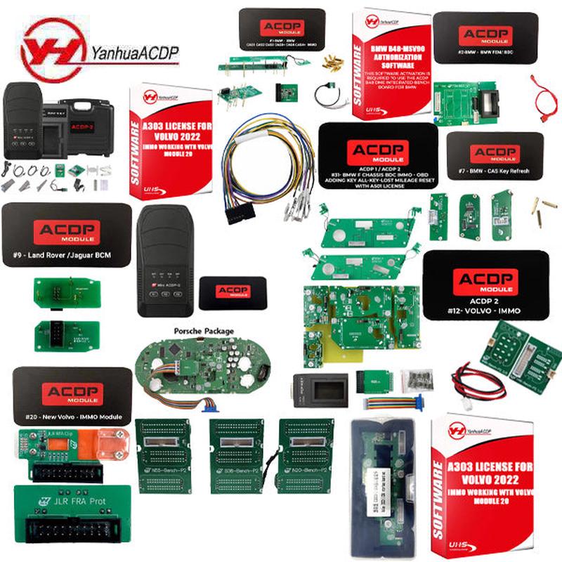 Yanhua - ACDP-2 - Locksmith Package - BMW Land Rover Porsche Volvo Audi - Add Keys - All Keys Lost