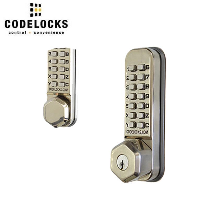 CodeLocks - CL290 - Mechanical Lock - Light Duty - Dual Backset Deadlatch 2 3/8\" - 2 3/4\" Mortise Tubular Latchbolt - Double Sided - Key Override - Optional Finish - Fire Rated - Grade 2