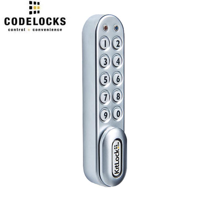 CodeLocks - KL1007-PS - Classic+ Electronic Kit Lock - Up to 1\" Door Thickness - Locker Lock - No Pre-Assembly - Optional Handing - Optional Finish
