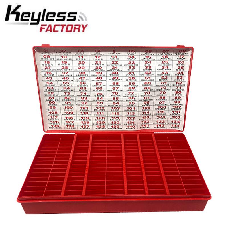 Keyless Factory - KG-02 - Red Keyblade Storage Box - Fits 144 Blades