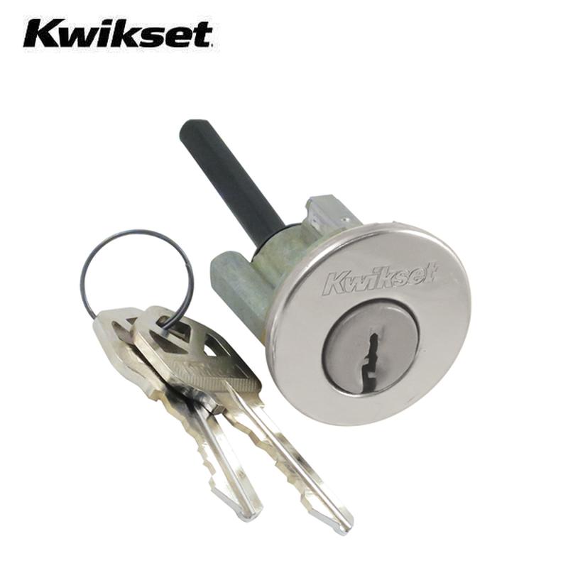 Kwikset - 15843 - 660 Deadbolt Cylinder w/ Housing - 15 - Satin Nickel