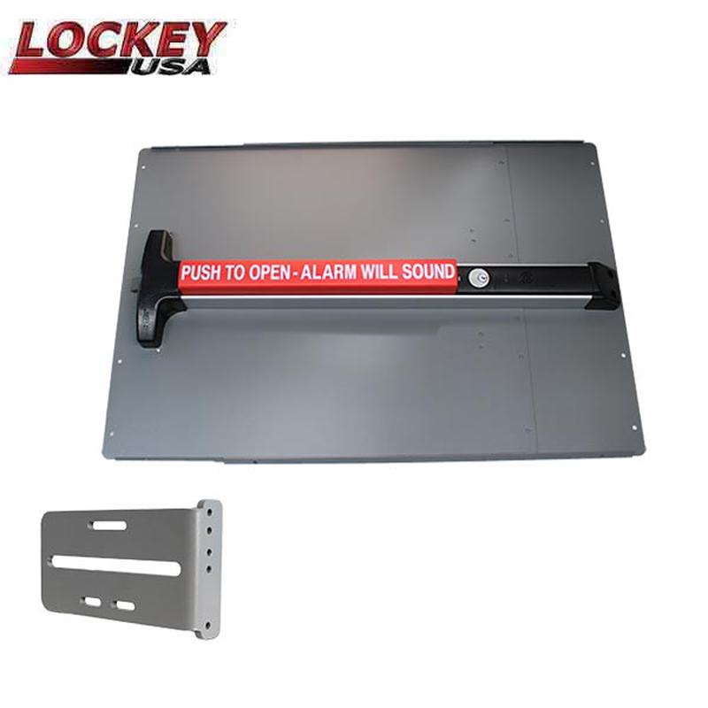 Lockey - PS43 - Standard Panic Shield Value Kit with Detex V-40xEBxW - Optional Finish